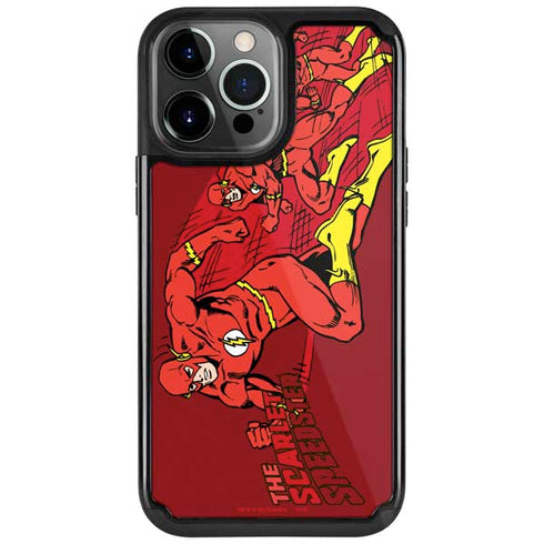 DC Comics The Flash Classic Art in Sequence Running pose iPhone Cases