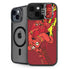 DC Comics The Flash Classic Art in Sequence Running pose iPhone 15 Plus Kickstand Case