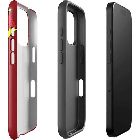 DC Comics The Flash Classic Art in Sequence Running pose iPhone 16 Pro Impact Case