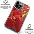 DC Comics The Flash Classic Art in Sequence Running pose iPhone 16 Pro Max Clear Case