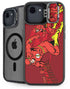 DC Comics The Flash Classic Art in Sequence Running pose iPhone 16e Kickstand Case