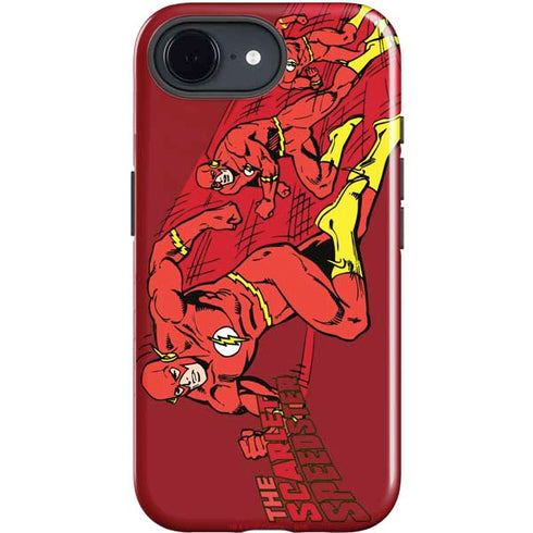 DC Comics The Flash Classic Art in Sequence Running pose iPhone 16e Impact Case