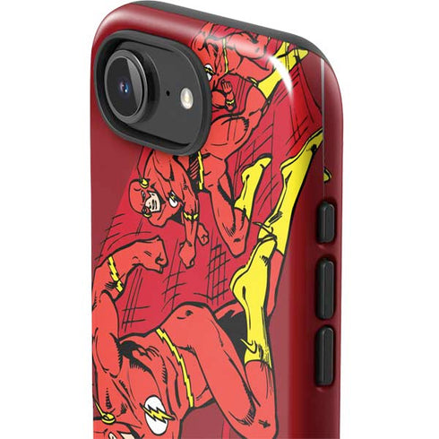 DC Comics The Flash Classic Art in Sequence Running pose iPhone 16e Impact Case