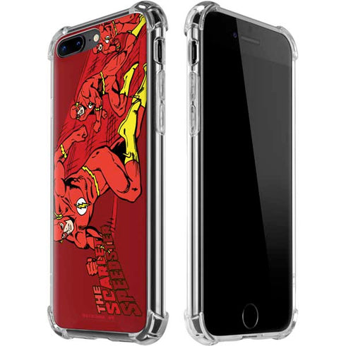 DC Comics The Flash Classic Art in Sequence Running pose iPhone Cases