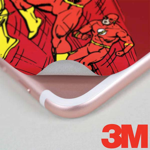 DC Comics The Flash Classic Art in Sequence Running pose iPhone 7 Plus Skin