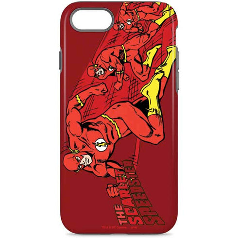 DC Comics The Flash Classic Art in Sequence Running pose iPhone Cases