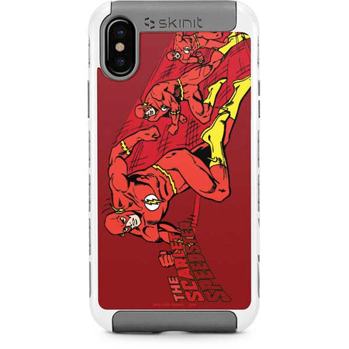 DC Comics The Flash Classic Art in Sequence Running pose iPhone Cases