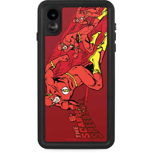 DC Comics The Flash Classic Art in Sequence Running pose iPhone Cases