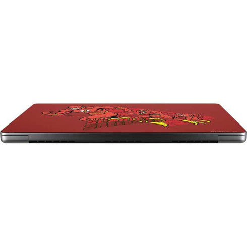 DC Comics The Flash Classic Art in Sequence Running pose Apple MacBook Pro 14-inch Skin