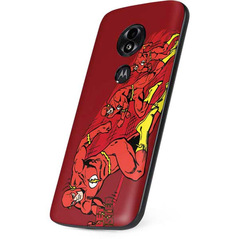 DC Comics The Flash Classic Art in Sequence Running pose Moto E5 Play Skin
