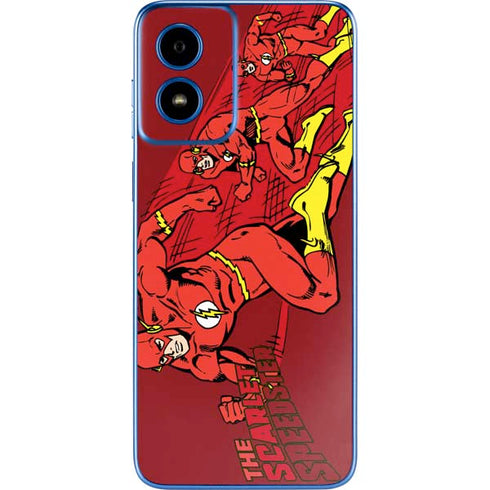 DC Comics The Flash Classic Art in Sequence Running pose Moto G Play 4G (2024) Skin