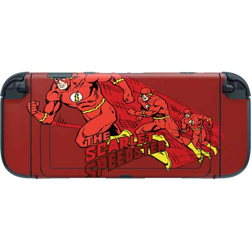 DC Comics The Flash Classic Art in Sequence Running pose Nintendo Switch 2 (2025) with Joy-Con Skin