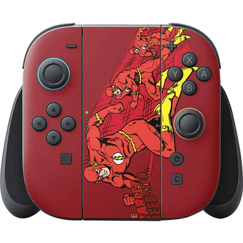 DC Comics The Flash Classic Art in Sequence Running pose Nintendo Switch 2 (2025) Joy-Con Controller Skin
