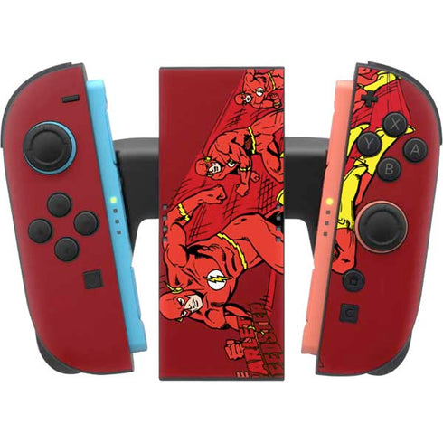 DC Comics The Flash Classic Art in Sequence Running pose Nintendo Switch 2 (2025) Joy-Con Controller Skin