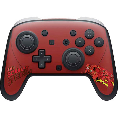 DC Comics The Flash Classic Art in Sequence Running pose Nintendo Switch 2 (2025) Pro Controller Skin