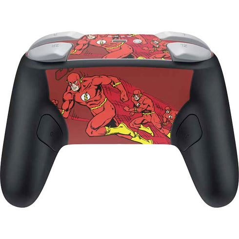 DC Comics The Flash Classic Art in Sequence Running pose Nintendo Switch 2 (2025) Pro Controller Skin