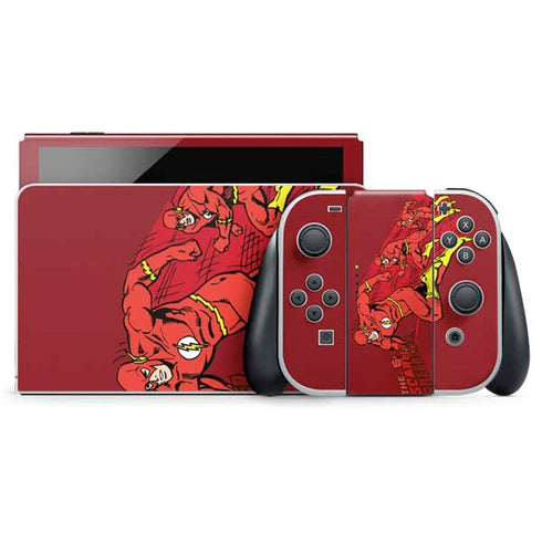 DC Comics The Flash Classic Art in Sequence Running pose Nintendo Skins