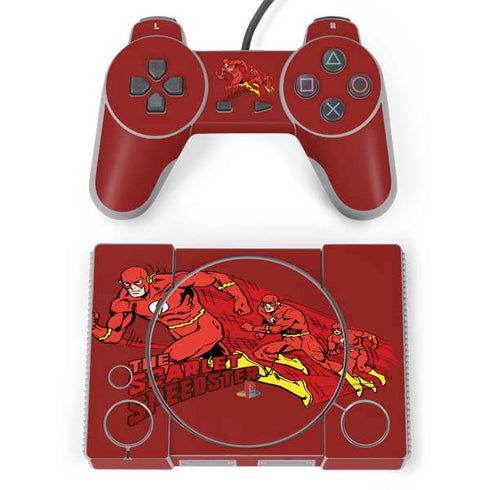 DC Comics The Flash Classic Art in Sequence Running pose PlayStation Classic Bundle Skin