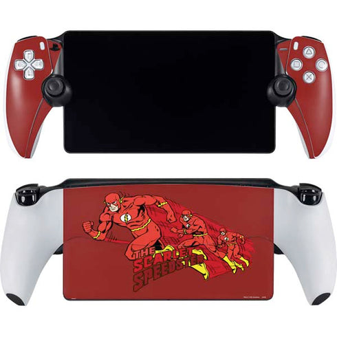 DC Comics The Flash Classic Art in Sequence Running pose PlayStation Portal Remote Player Skin