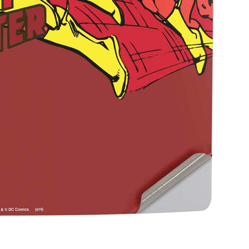 DC Comics The Flash Classic Art in Sequence Running pose PS5 Pro Disk Console Skin