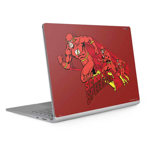 DC Comics The Flash Classic Art in Sequence Running pose Surface Book 2 15in Skin