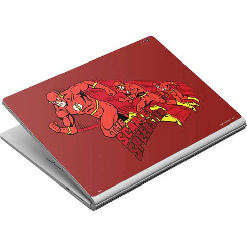 DC Comics The Flash Classic Art in Sequence Running pose Surface Book Skin