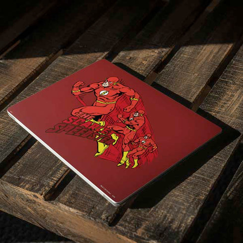 DC Comics The Flash Classic Art in Sequence Running pose Surface Laptop 2 Skin