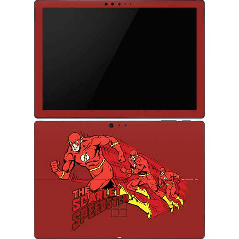DC Comics The Flash Classic Art in Sequence Running pose Surface Pro 6 Skin