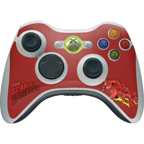 DC Comics The Flash Classic Art in Sequence Running pose Xbox 360 Wireless Controller Skin
