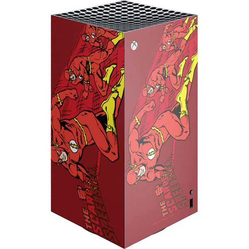 DC Comics The Flash Classic Art in Sequence Running pose XBox Series X Digital Edition Console Skin