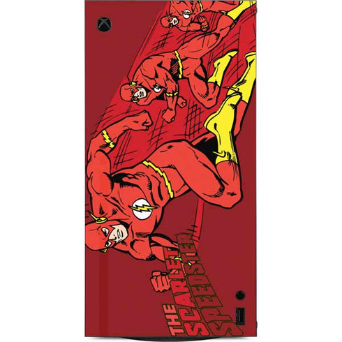 DC Comics The Flash Classic Art in Sequence Running pose XBox Series X Digital Edition Console Skin