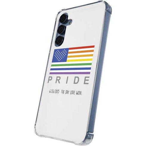 6-26 The Day Love Won Galaxy A35 5G Clear Case