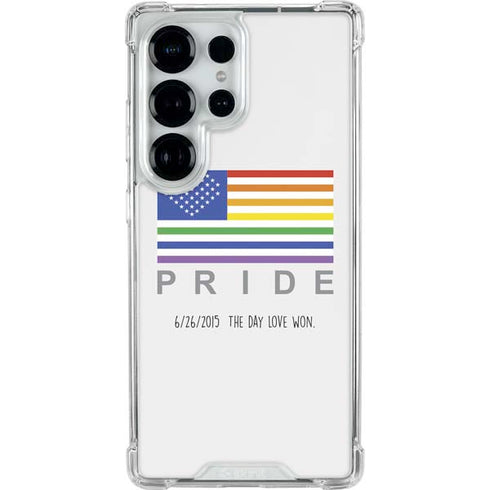 6-26 The Day Love Won Galaxy S25 Ultra Clear Case