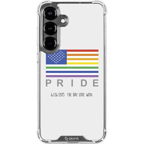 6-26 The Day Love Won Galaxy S26 Plus Clear Case