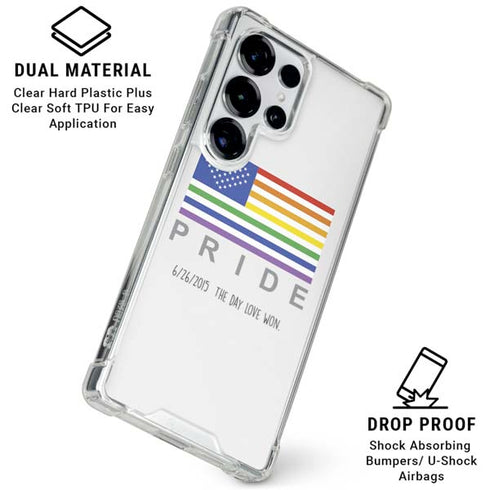 6-26 The Day Love Won Galaxy S26 Ultra Clear Case