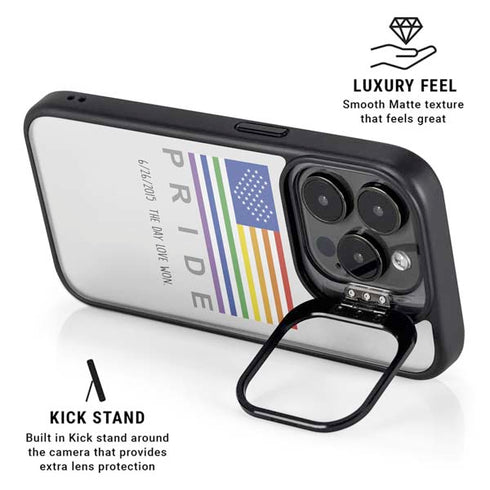 6-26 The Day Love Won iPhone 14 Pro Kickstand Case