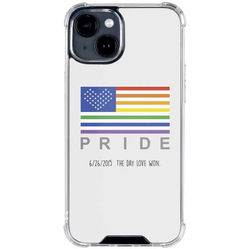 6-26 The Day Love Won iPhone 15 Clear Case