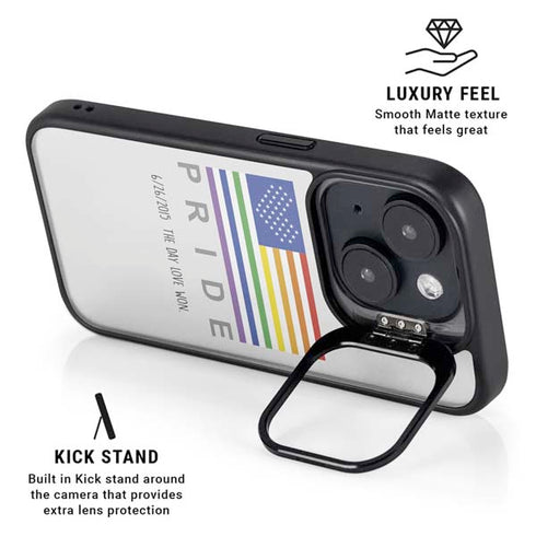6-26 The Day Love Won iPhone 15 Kickstand Case