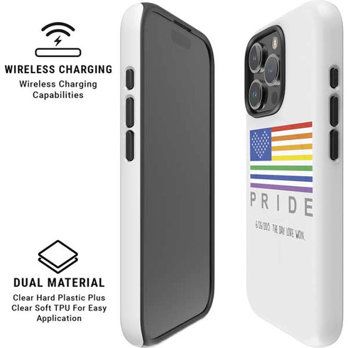 6-26 The Day Love Won iPhone 16 Pro Magsafe Impact Case