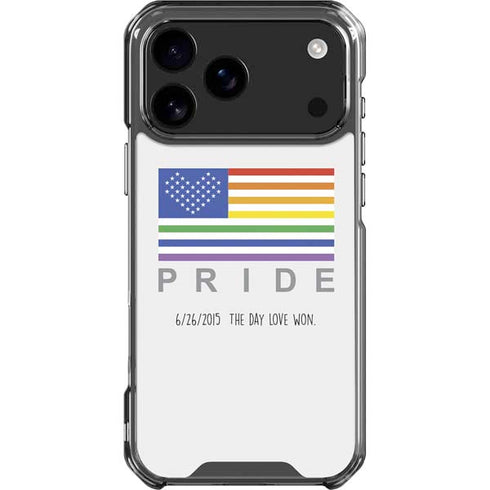 6-26 The Day Love Won iPhone 18 Pro Max Clear Case