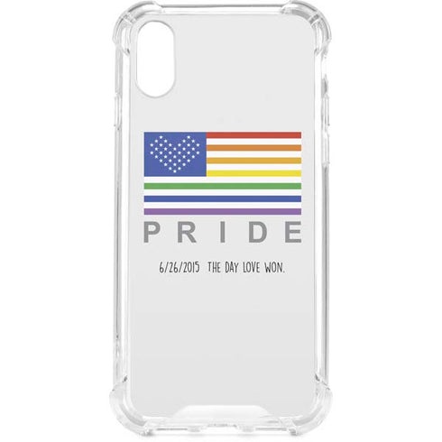 6-26 The Day Love Won iPhone XS Clear Case