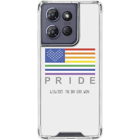 6-26 The Day Love Won Moto G 5G (2025) Clear Case
