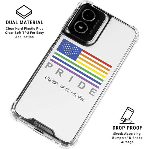 6-26 The Day Love Won Moto G Power 5G (2024) Clear Case