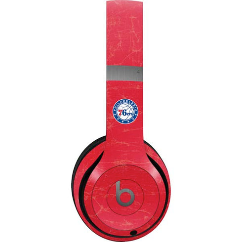 NBA Philadelphia 76ers Distressed Beats Solo 4 Wireless Headphones Skin