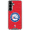 NBA Philadelphia 76ers Distressed Galaxy S26 Plus Clear Case