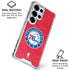 NBA Philadelphia 76ers Distressed Galaxy S26 Ultra Clear Case