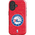 NBA Philadelphia 76ers Distressed iPhone 16 Magsafe Impact Case