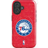 NBA Philadelphia 76ers Distressed iPhone 16 Plus Magsafe Impact Case