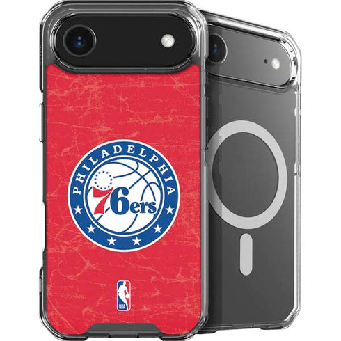 NBA Philadelphia 76ers Distressed iPhone 17 Air MagSafe Case