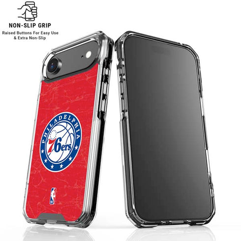 NBA Philadelphia 76ers Distressed iPhone 17 Air MagSafe Case